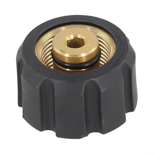Kunststoff M22 x 1/4 IG Adapter für Hochdruckreiniger Lanze 14mm Bohrung Kompatibilität (OP-324-(M22-G1/4)) von Desiumite