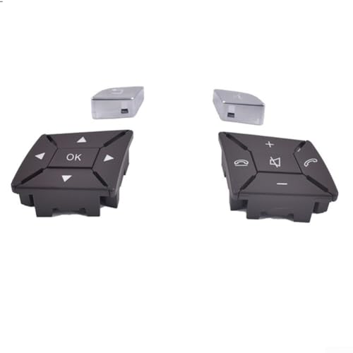 Lenkradknopf für Mercedes C Klasse E Klasse GLK CLA GLA Modelle Multifunktions Auto Steuerung Ersatzteil OEM 2185400262 (Braun) von Desiumite
