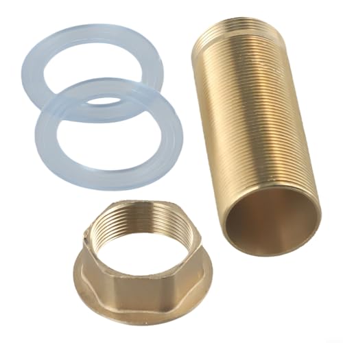 Messing Küche Waschtischarmatur Reparaturset Gewinderohr Mutter Installationsteile für Wasserhahn Ersatz M32 Gewinde kompatibel verschiedene Längen (M32-80mm) von Desiumite