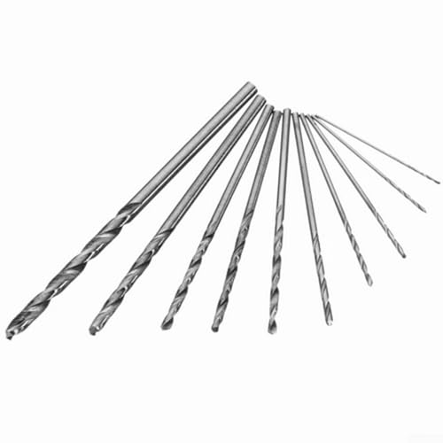 Mini-Aluminium-Schraubstock-Bohrfutter mit 10 Bits für Präzision für Schmuckarbeiten, Modellbau und Reparatur von kleinen Instrumenten und Uhren von Desiumite