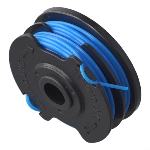 Nylon-Ersatzschnurspule und Abdeckung für Homelite Rasengeräte, 7 m Länge, passt nahtlos auf mehrere Modelle (6 Spulen) von Desiumite
