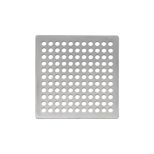 Quadratische Abflussabdeckung mit effektiver Haarfilterung für ein sauberes Duscherlebnis (7,5 cm) von Desiumite