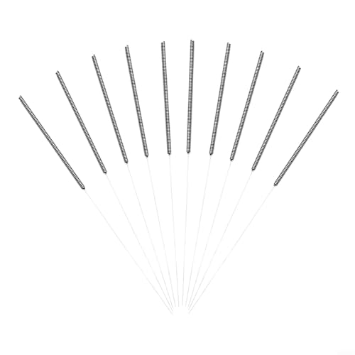 Reinigungsnadel-Set, 10 Stück, Metall, flexible Nadeln für 3D-Drucker, zur Wartung von Düsen und kleinen Komponenten, kompatibel mit verschiedenen SLS-Maschinen (B) von Desiumite