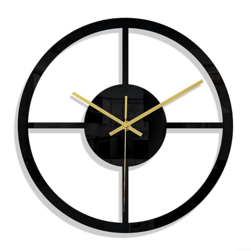 Runde Wanduhr aus Acryl, 30,5 cm, nicht tickendes Design, geeignet für Zuhause und Büro (CC301) von Desiumite