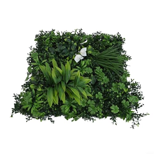 UV-stabile Blumen-Wandpaneele, 50 cm, schaffen Sie einen Innen- und Außenbereich mit realistischem Laub (B) von Desiumite
