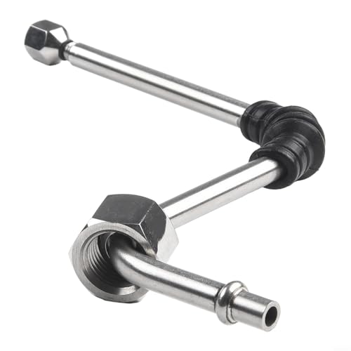 Verbesserter Dampfarm für EC680 Kaffeemaschine mit Edelstahl-Material und 6 mm Durchmesser Stab mit Gummi-Ellenbogen für zuverlässiges Milchaufschäumen (A) von Desiumite