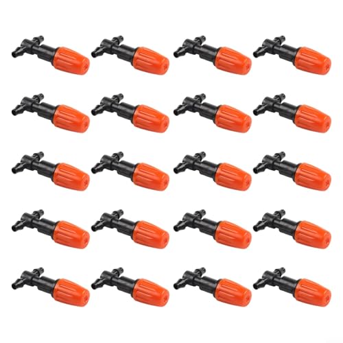 Verstellbare Sprinkler-Strahler für effektive Bewässerung in Gärten und Rasenflächen, 50 Stück (20 Stück) von Desiumite