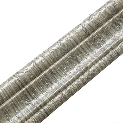 Weiche und elastische 3D-Schaumstoff-Wandeinfassung für Heimprojekte, einfach anzubringen und zu entfernen (Eschenholz) von Desiumite