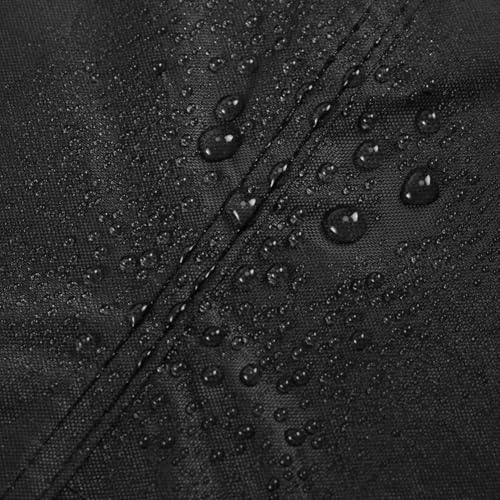 Wetterfeste, runde Möbelabdeckung für Outdoor-Tische und Stuhl-Sets und leicht zu reinigen (142 x 68 cm) von Desiumite