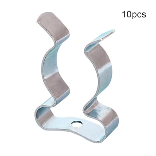 Zuverlässige 10 Stück Werkzeug-Feder-Frottee-Clips für die Wandaufbewahrung, perfekt für die Organisation Ihrer Werkzeuge (19 mm) von Desiumite