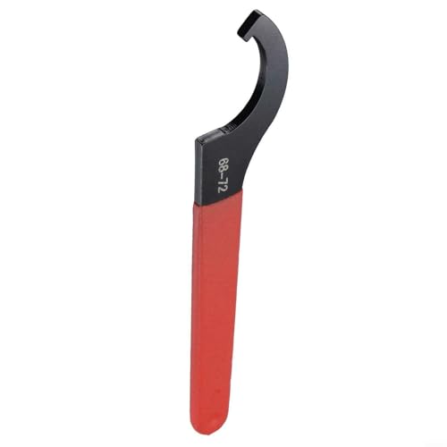 Zuverlässiger C-Hakenschlüssel für 38 72 mm Rundmutter-Aufgaben mit rutschfestem Gummigriff (Cх68–72 mm) von Desiumite
