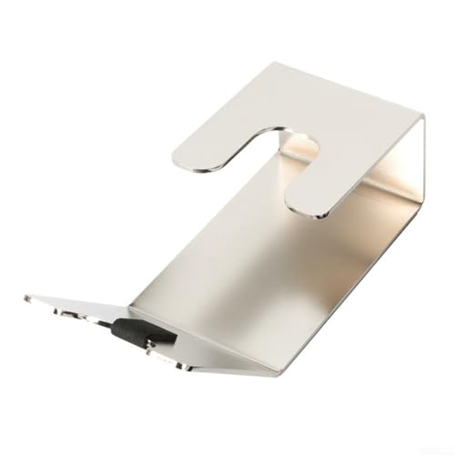 Zuverlässiger Siebträgerständer aus Edelstahl für Espressomaschinen, kompaktes Design für genaue Gewichtsmessung (Silber) von Desiumite