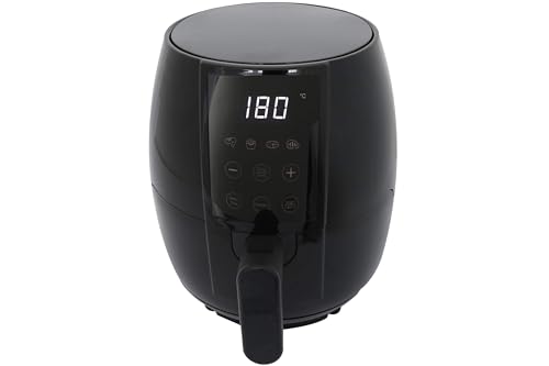 Heißluft-Fritteuse Deski 2,5 Liter 1000 Watt Touch Display 1 bis 2 Personen von Deski