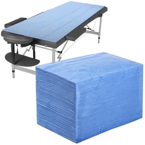 Abdeckungen, PP-Vlies, Einweg, für Wimpernbetten und Massageliegen, 100 Stück, Spa, hygienisch und praktisch, 78,9 x 180,9 cm, wasserdichtes Design von Deskium