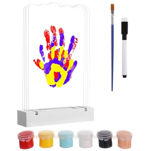Deskium LED-Familien-Handabdruck-Set, personalisierbares Andenken für Eltern, anpassbarer Hand- und Fußabdruckrahmen, Nachtlicht-Geschenk für Duschen und Geburtstage Deskium LED-Familien-Handabdruck-Set, personalisierbares Andenken für Eltern, anpassbarer Hand- und Fußabdruckrahmen, Nachtlicht-Geschenk für Duschen und Geburtstage von Deskium