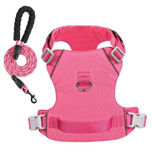 Set Leine, Hundegeschirr, kein Entkommen, reflektierende Streifen, Geschirr für mittelgroße Hunde; verstellbare Gurte, ausbruchsicheres Hundegeschirr Set Leine, Hundegeschirr, kein Entkommen, reflektierende Streifen, Geschirr für mittelgroße Hunde; verstellbare Gurte, ausbruchsicheres Hundegeschirr von Deskium