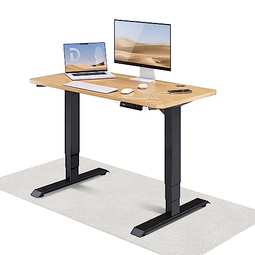 Desktronic Höhenverstellbarer Schreibtisch (120x60cm) - Schreibtisch Höhenverstellbar Elektrisch mit Flüsterleisem Dual-Motor & Touchscreen - Hohe Tragfähigkeit - Stehtisch HomePro von Desktronic