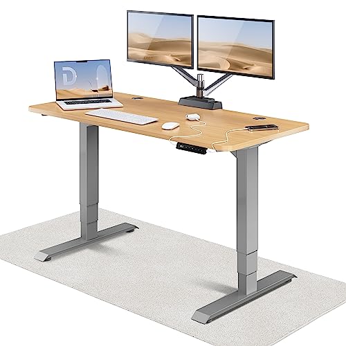 Desktronic Höhenverstellbarer Schreibtisch (140x70cm) - Schreibtisch Höhenverstellbar Elektrisch mit Flüsterleisem Dual-Motor & Touchscreen - Hohe Tragfähigkeit - Stehtisch HomePro von Desktronic