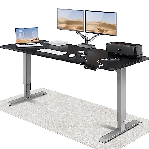 Desktronic Höhenverstellbarer Schreibtisch (200x80cm) - Schreibtisch Höhenverstellbar Elektrisch mit Flüsterleisem Dual-Motor & Touchscreen - Hohe Tragfähigkeit - Stehtisch HomePro von Desktronic