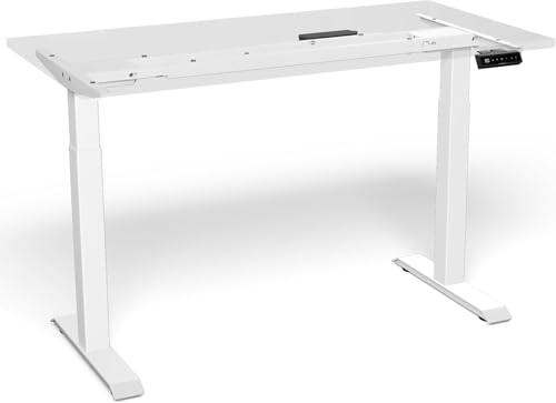 Desktronic Höhenverstellbarer Schreibtisch - Stehpult Tischgestell Elektrisch mit Touchscreen + Ladeanschlüssen - Höhenverstellbar von Desktronic