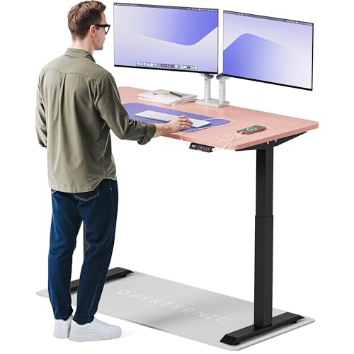 Desktronic HomeOne – Elektrisch höhenverstellbarer Schreibtisch aus, 140 × 70 cm, mit Touchscreen-Steuerung & integrierten USB-A & USB-C Ladeanschlüssen Desktronic HomeOne – Elektrisch höhenverstellbarer Schreibtisch aus, 140 × 70 cm, mit Touchscreen-Steuerung & integrierten USB-A & USB-C Ladeanschlüssen von Desktronic