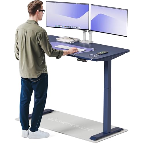 Desktronic HomeOne – Elektrisch höhenverstellbarer Schreibtisch aus, 140 × 70 cm, mit Touchscreen-Steuerung & integrierten USB-A & USB-C Ladeanschlüssen Desktronic HomeOne – Elektrisch höhenverstellbarer Schreibtisch aus, 140 × 70 cm, mit Touchscreen-Steuerung & integrierten USB-A & USB-C Ladeanschlüssen von Desktronic