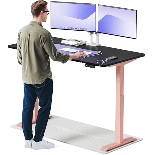 Desktronic HomeOne – Elektrisch höhenverstellbarer Schreibtisch aus, 160 × 80 cm, mit Touchscreen-Steuerung & integrierten USB-A & USB-C Ladeanschlüssen Desktronic HomeOne – Elektrisch höhenverstellbarer Schreibtisch aus, 160 × 80 cm, mit Touchscreen-Steuerung & integrierten USB-A & USB-C Ladeanschlüssen von Desktronic
