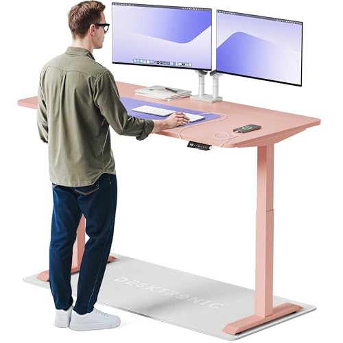 Desktronic HomeOne – Elektrisch höhenverstellbarer Schreibtisch aus, 160 × 80 cm, mit Touchscreen-Steuerung & integrierten USB-A & USB-C Ladeanschlüssen Desktronic HomeOne – Elektrisch höhenverstellbarer Schreibtisch aus, 160 × 80 cm, mit Touchscreen-Steuerung & integrierten USB-A & USB-C Ladeanschlüssen von Desktronic
