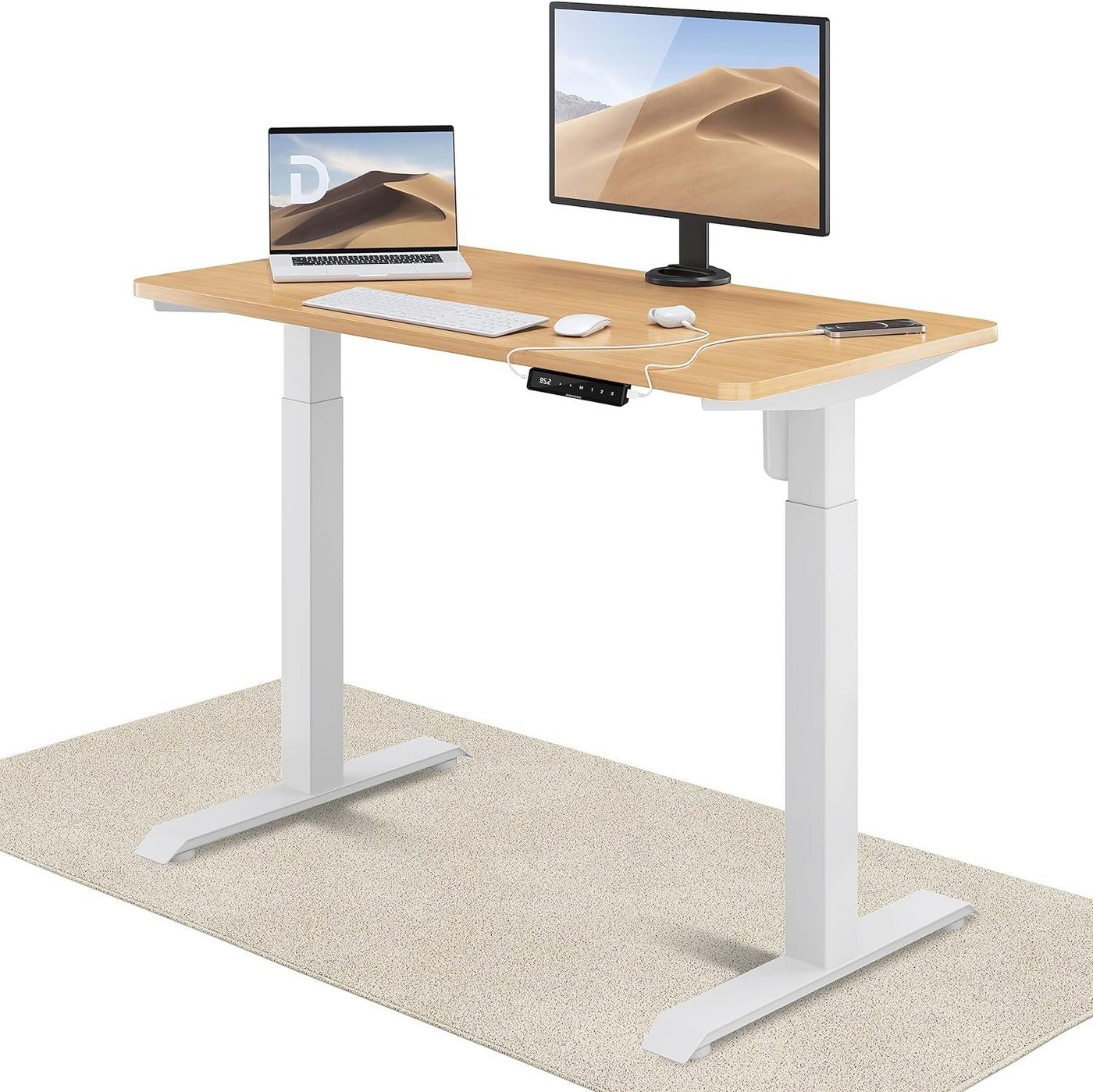 Desktronic Schreibtisch HomeOne – Elektrisch Höhenverstellbarer Schreibtisch von Desktronic