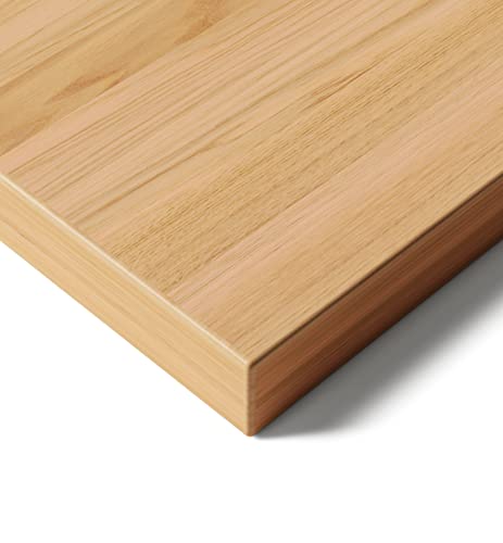 Desktronic Tischplatte 140x70 cm Schreibtischplatte – Perfekt für höhenverstellbare Schreibtische, Esstische und mehr – Made in Europe – 25 mm stabile Tischplatte langlebig (Eiche) von Desktronic