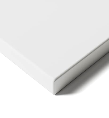 Desktronic Tischplatte 140x70 cm Schreibtischplatte – Perfekt für höhenverstellbare Schreibtische, Esstische und mehr – Made in Europe – 25 mm stabile Tischplatte langlebig (Weiß) von Desktronic