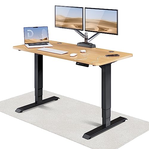 Desktronic Höhenverstellbarer Schreibtisch (140x70cm) - Schreibtisch Höhenverstellbar Elektrisch mit Flüsterleisem Dual-Motor & Touchscreen - Hohe Tragfähigkeit - Stehtisch HomePro von Desktronic