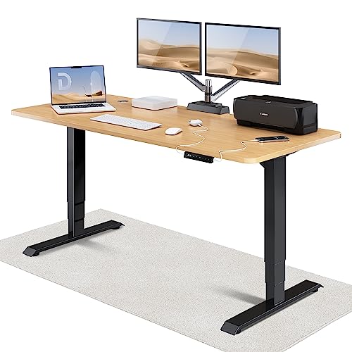 Desktronic Höhenverstellbarer Schreibtisch (180x80cm) - Schreibtisch Höhenverstellbar Elektrisch mit Flüsterleisem Dual-Motor & Touchscreen - Hohe Tragfähigkeit - Stehtisch HomePro von Desktronic