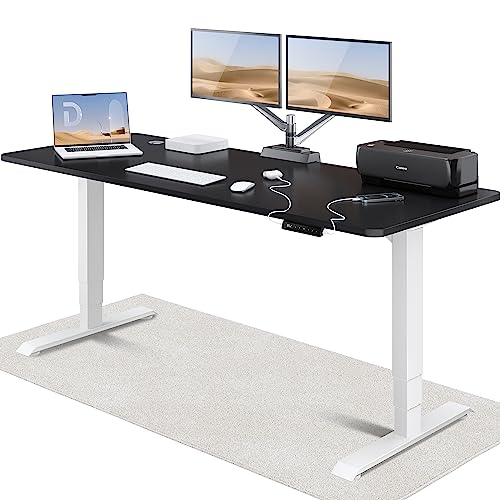 Desktronic Höhenverstellbarer Schreibtisch (200x80cm) - Schreibtisch Höhenverstellbar Elektrisch mit Flüsterleisem Dual-Motor & Touchscreen - Hohe Tragfähigkeit - Stehtisch HomePro von Desktronic