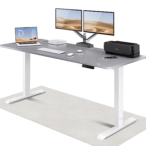 Desktronic Höhenverstellbarer Schreibtisch (200x80cm) - Schreibtisch Höhenverstellbar Elektrisch mit Flüsterleisem Dual-Motor & Touchscreen - Hohe Tragfähigkeit - Stehtisch HomePro von Desktronic