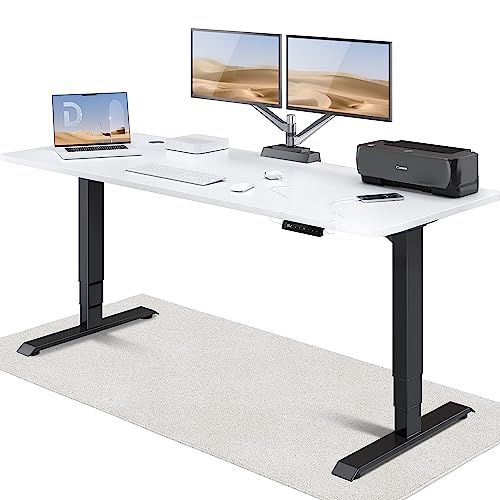 Desktronic Höhenverstellbarer Schreibtisch (200x80cm) - Schreibtisch Höhenverstellbar Elektrisch mit Flüsterleisem Dual-Motor & Touchscreen - Hohe Tragfähigkeit - Stehtisch HomePro von Desktronic