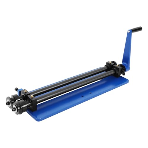 Blech Formung Perlenwalze, Perlenwalze Walzwerkzeug, Blech Perlenwalze Maschine Rundbiegemaschine Sickenmaschine 460mm Manuell Bördelmaschine mit Griff, 67 * 20 * 9cm, Blau Blech Formung Perlenwalze, Perlenwalze Walzwerkzeug, Blech Perlenwalze Maschine Rundbiegemaschine Sickenmaschine 460mm Manuell Bördelmaschine mit Griff, 67 * 20 * 9cm, Blau von Desnysmf