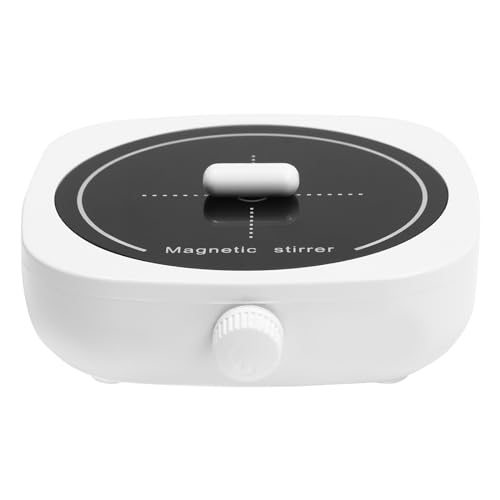 Magnetrührer, Magnetmischer Leiser Mini USB Magnet Flüssigkeitsmischer für das Brauen von Wissenschaftlicher Forschung 1L Fassungsvermögen, mit Einstellbarer Drehknopf, 11.6 * 11.6 * 3.5cm von Desnysmf