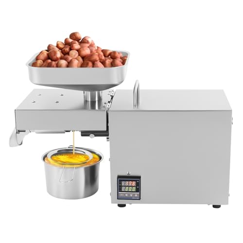 Ölpressmaschine, automatische Ölpresse, Ölpressmaschine für den Handel Edelstahl Ölpresse Walnuss Ölmühle Erdnussöl Expeller Extraktion Maschine, mit Ölablassbecher und Filter, LED Anzeige, 45*18*30. Ölpressmaschine, automatische Ölpresse, Ölpressmaschine für den Handel Edelstahl Ölpresse Walnuss Ölmühle Erdnussöl Expeller Extraktion Maschine, mit Ölablassbecher und Filter, LED Anzeige, 45*18*30. von Desnysmf