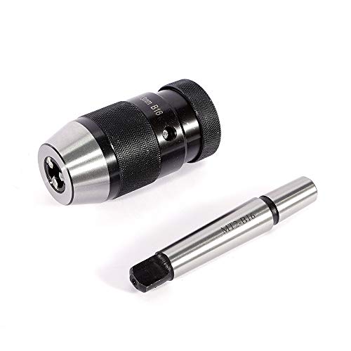 Spannfutter & Dorn MK2-B16 Selbstspannendes Bohrfutter Bohrmaschinen Werkzeug Selbstspannendes, schlüsselloses Drehmaschinenbohrfutter, MT2-B16-Bohrfutter， Genauigkeit 0,08–0,12 mm von Desnysmf