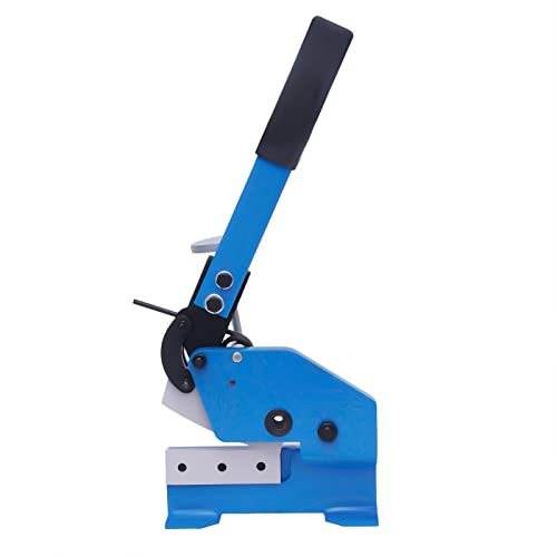 Stahl Handhebelschere Hebelschere Blechschere Schlagschere Blech Schere 125 mm mit Handgriff, für Flachstahl, Rundstahl geeignet, Schnittstärke 0.6-1.1cm von Desnysmf