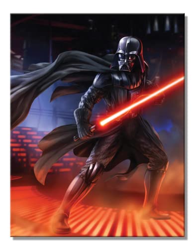 Desperate Enterprises Star Wars Darth Vader Blechschild – Nostalgisches Vintage Metall Wanddekoration – Made in USA von Desperate Enterprises