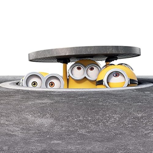 Minions "Manhole", 40 x 40 cm, Leinwanddruck Minions "Manhole", 40 x 40 cm, Leinwanddruck von Despicable Me