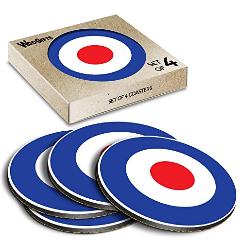4 x runde Untersetzer – Mod Target RAF Roundel Royal Air Force Abzeichen mit Kork-Unterseite MDF glänzend Tee Kaffee Zubehör #60913 4 x runde Untersetzer – Mod Target RAF Roundel Royal Air Force Abzeichen mit Kork-Unterseite MDF glänzend Tee Kaffee Zubehör #60913 von Destination Vinyl ltd