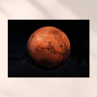 1 X Mars Roter Planet Poster - Galaxie Weltraum Planeten Wissenschaft Sonnensystem Grafik Wandfoto A4 | A3 A2 #13144 von DestinationVinylLtd