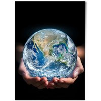1 X Save The Planet Poster - Earth Environment Umweltfreundlicher Globus-Grafik-Wandfotodruck A4 | A3 A2 A1 #21656 von DestinationVinylLtd