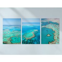 3 X Great Barrier Reef Posters - Australien Trio Of Prints Portrait Poster Kunstwerk Kunst Feature Foto Dekoration Wanddeko | A4 A3 Geschenk von DestinationVinylLtd