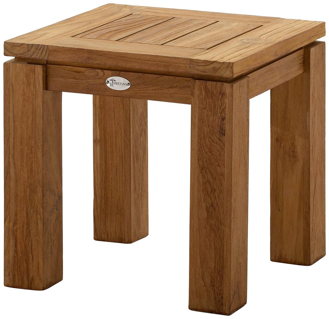 Destiny Beistelltisch SPA & LIVING, DORADO Beistelltisch 45x45x45cm, Teak von Destiny