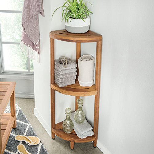 Destiny Eckregal SPA & Living Eckregal halbrund 30x30x103 cm Teak Destiny Eckregal SPA & Living Eckregal halbrund 30x30x103 cm Teak von Destiny