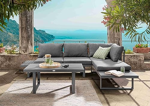 Destiny Loungegruppe SEA Point, Tisch 110x58cm, vielseitig aufstellbar von Destiny